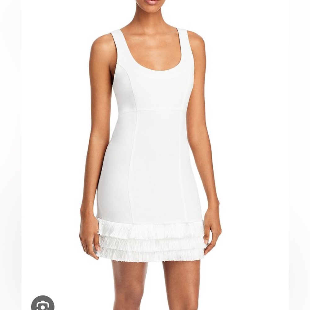 Cinq a Sept fringed-hem mini dress